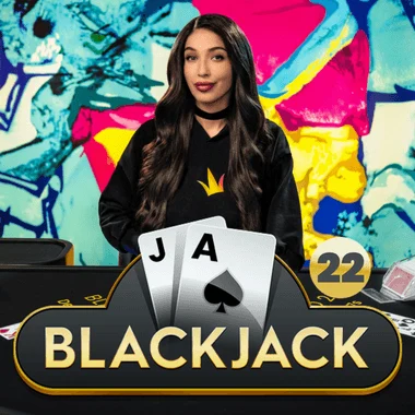 BlackJack 22 - Azure game tile