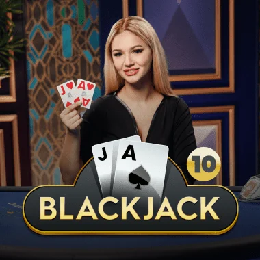 Blackjack 10 - Azure game tile